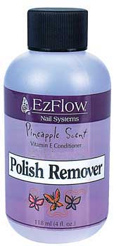 EzFlow Pineapple scent Polish Remover ( non smear)/4oz