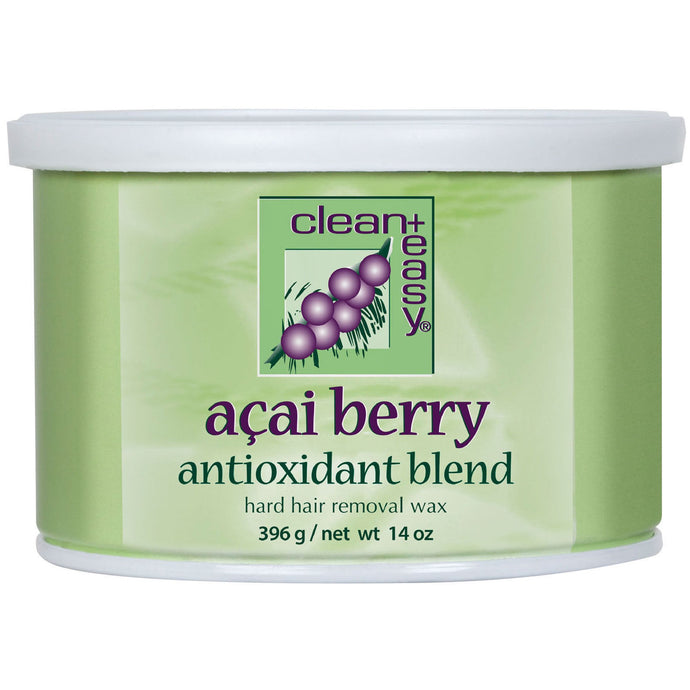 Clean & Easy Acai Berry Full Body Hard Wax - 14 oz