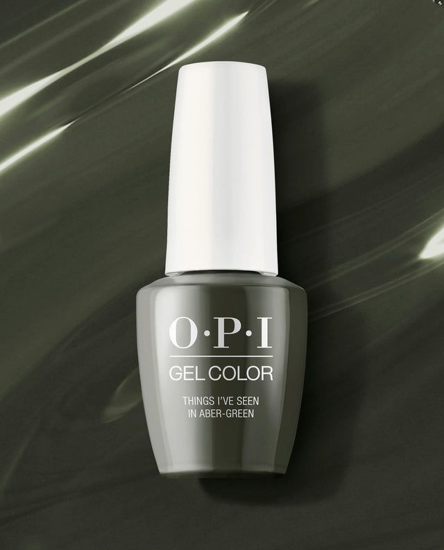 OPI GEL  U15 Things I've Seen In Aber Green