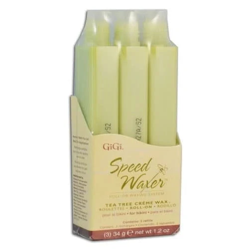 GiGi Speed Waxer Roll-On Waxing System Tea Tree Creme