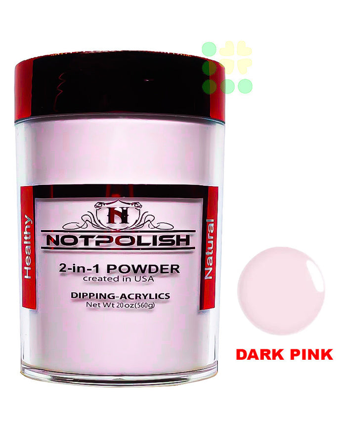 NotPolish Matching Powder 16oz -Dark Pink