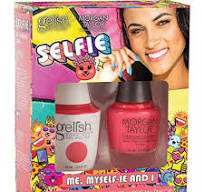 gelish & morgan taylor two of a kind me myself - ie and i