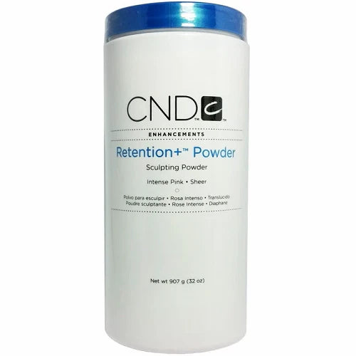 CND RETENTION + POWDER SCULPTING POWDER - INTENSE PINK SHEER 32oz