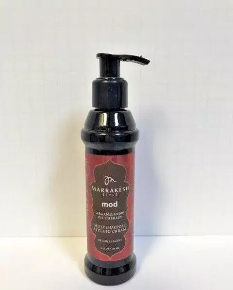 Marrakesh MOD Argan & Hemp Oil Multi-Purpose STYLING CREAM Original Scent 4 oz.