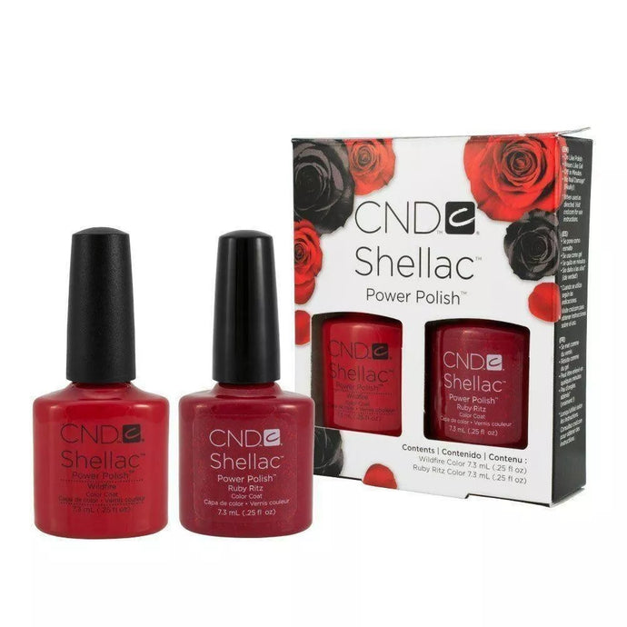 CND Shellac Gel Polish Wildfire - ruby ritz 0.25 oz -
