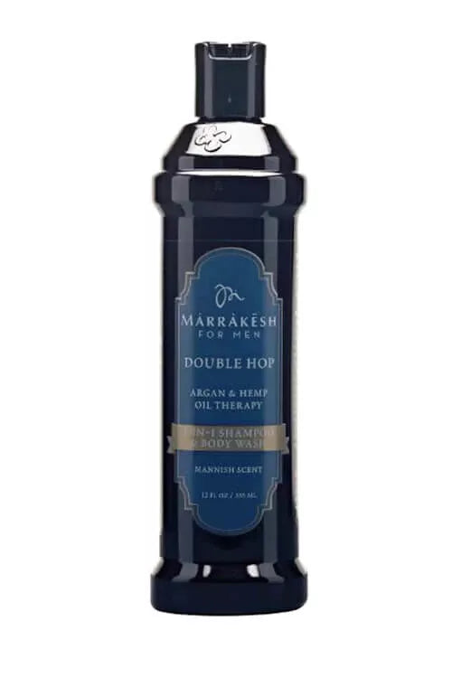 Marrakesh For Men DOUBLE HOP 2-in-1 SHAMPOO & Body Wash mannish scent 12oz