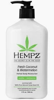 Hempz body lotion Fresh Coconut & Watermelon Herbal Body Moisturizer 17oz