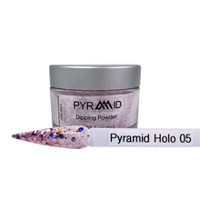 Load image into Gallery viewer, Pyramid 3 in 1 Nail System 2 oz  HOLO Glitter Collection Duo Gel + Polish
