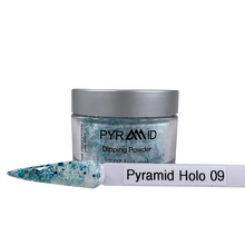 Load image into Gallery viewer, Pyramid 3 in 1 Nail System 2 oz  HOLO Glitter Collection Duo Gel + Polish
