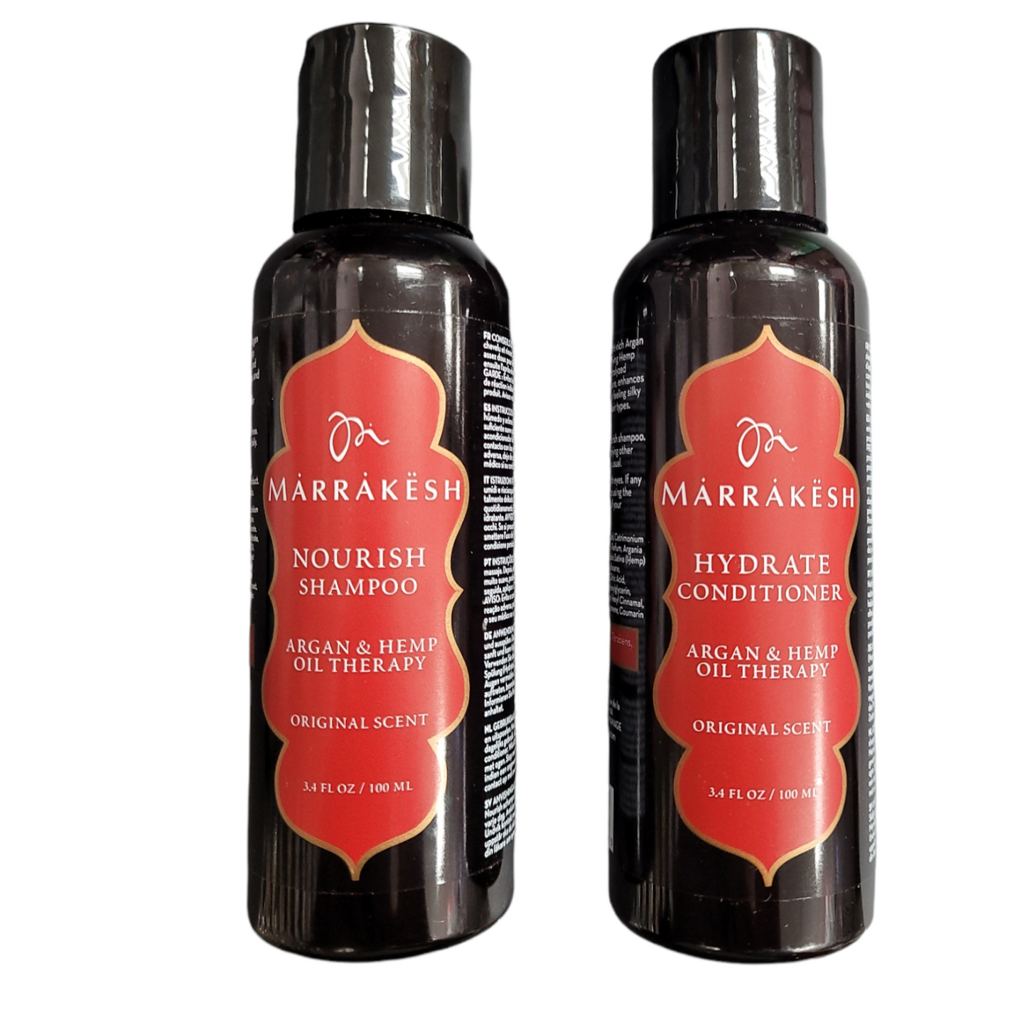 Marrakesh Nourish Shampoo Conditioner Original Scent - 3.4 Fl Oz Travel Size