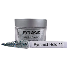 Load image into Gallery viewer, Pyramid 3 in 1 Nail System 2 oz  HOLO Glitter Collection Duo Gel + Polish
