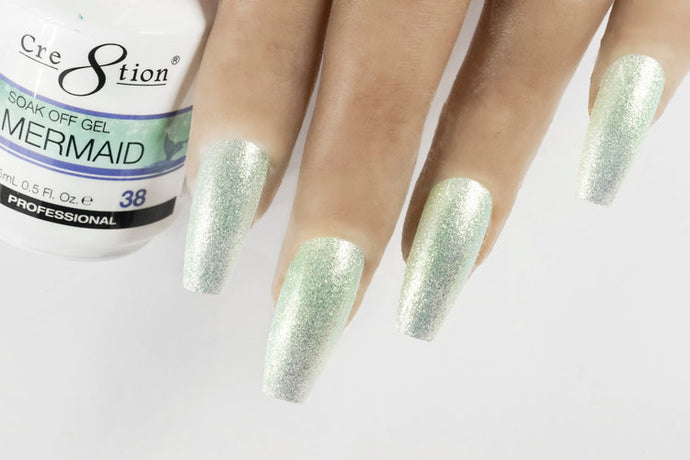 Cre8tion - Mermaid Soak Off Gel 0.5oz - MM38