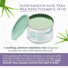 Load image into Gallery viewer, Satin Smooth Aloe Vera Hair Removal Wax 14oz.
