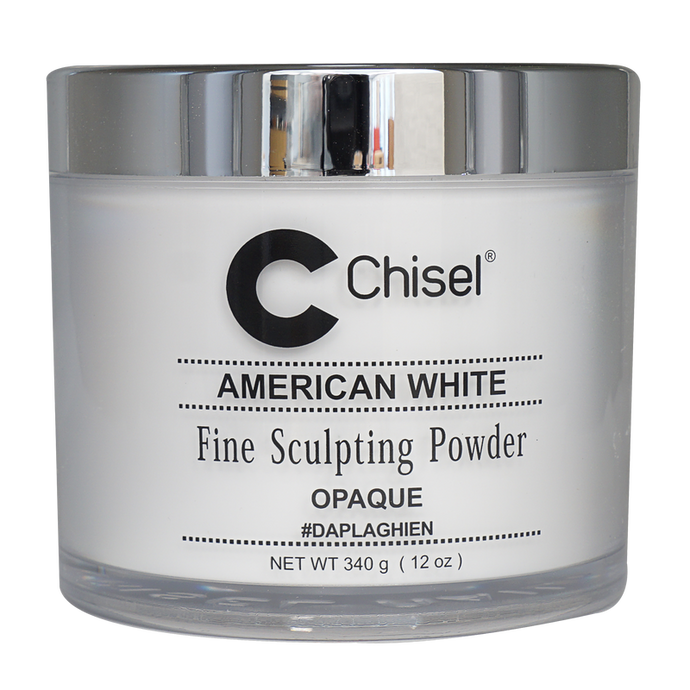 Chisel ACRYLIC & DIPPING Saving Size  12 oz American-White-OPAQUE