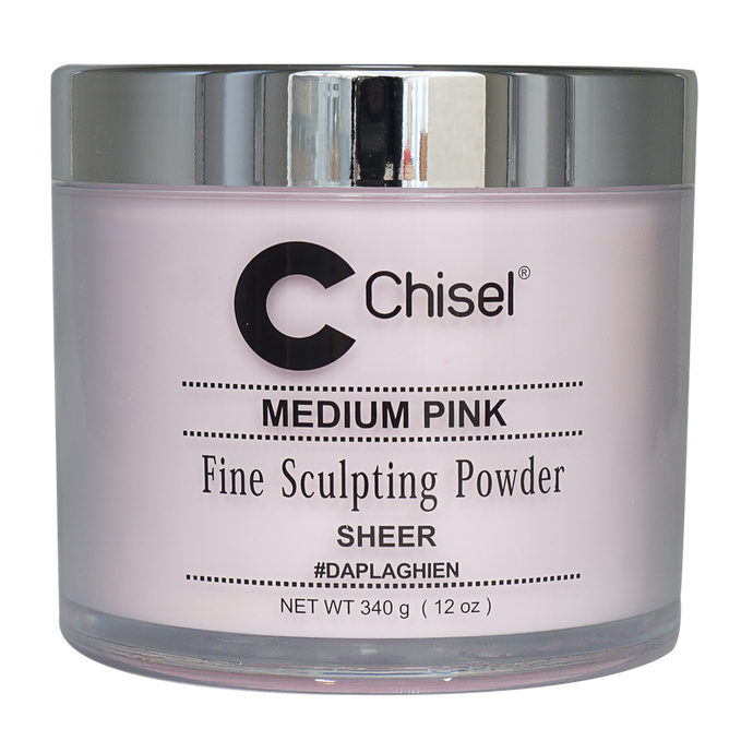 Chisel ACRYLIC & DIPPING Saving Size  12 oz Medium-Pink-Sheer