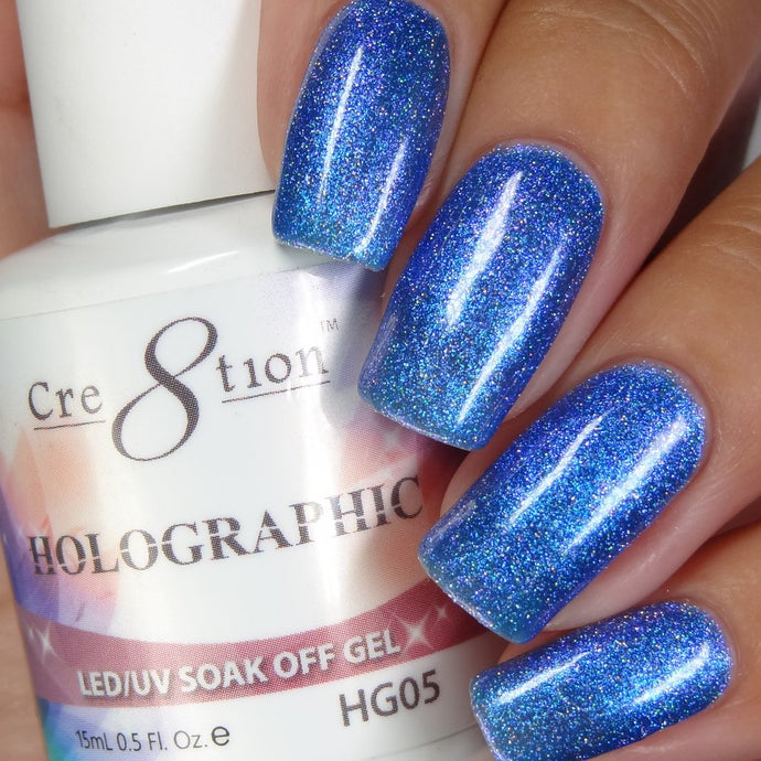 Cre8tion - Holographic Soak Off Gel 0.5oz - HG05