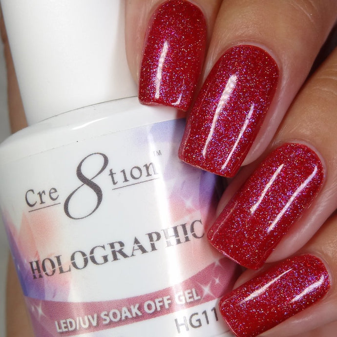 Cre8tion - Holographic Soak Off Gel 0.5oz - HG11