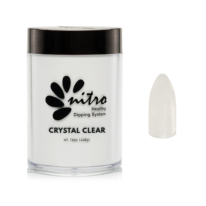 Nitro Dipping Powder Refill 16oz - Crystal-Clear
