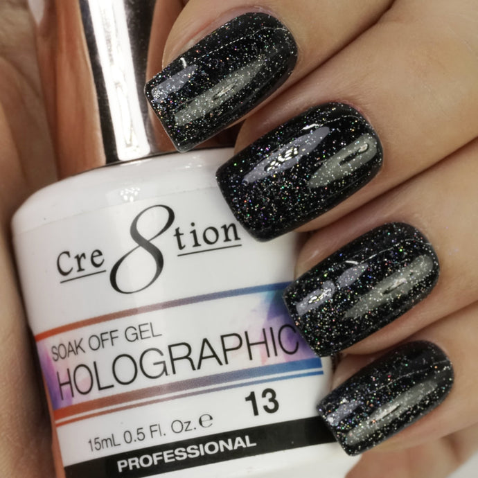 Cre8tion - Holographic Soak Off Gel 0.5oz - HG13