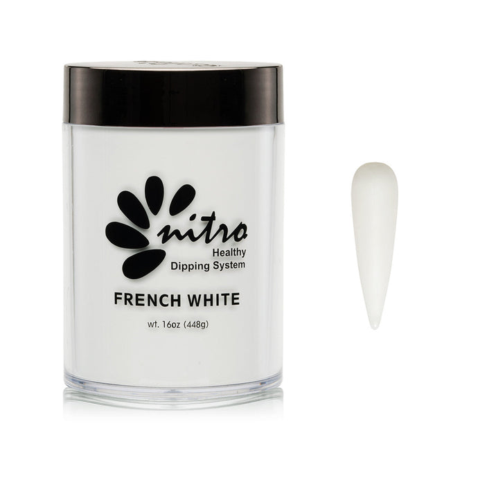 Nitro Dipping Powder Refill 16oz - French-White