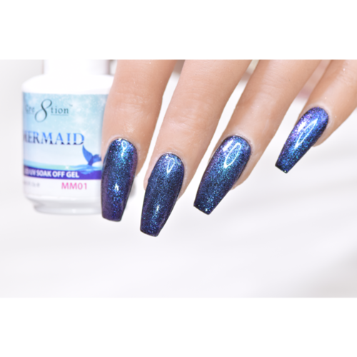 Cre8tion - Mermaid Soak Off Gel 0.5oz - MM01