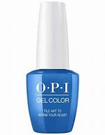 OPI GEL  L25 TILE ART TO WARM YOUR HEART