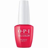 OPI GEL  L20 WE SEAFOOD AND EAT IT