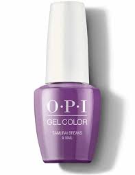 OPI GEL  T85 SAMURAI BREAKS A NAIL